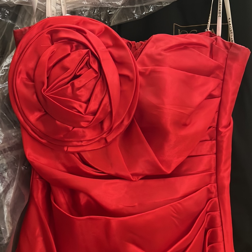 ❤️❤️❤️STUNNING RED ROSE GOWN - Picture 2 of 8